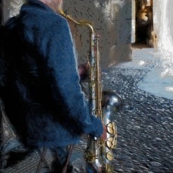 Saxophone player